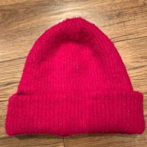 pink Knit Beanie